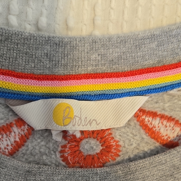 Boden Hand Embroidered Sweatshrit - Picture 2 of 6